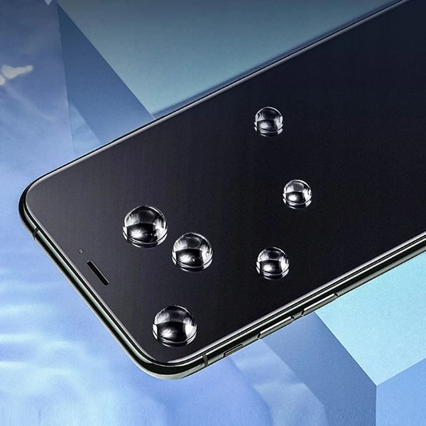 Baseus 0.25mm İPhone 11 3D Curved Full Anti Blue Ekran Koruyucu XR - Siyah