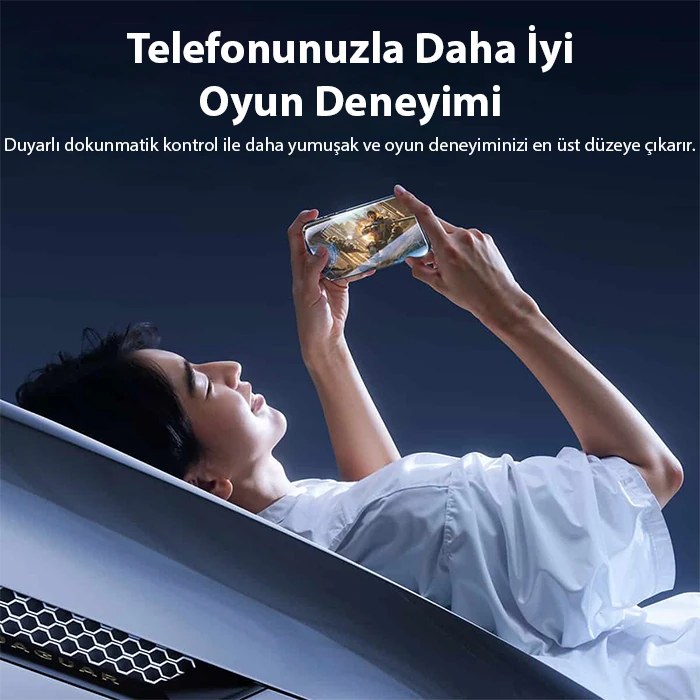 Baseus Crystalline iPhone 15 Pro Full Koruma Anti Mavi Işık Tempered Cam Ekran Koruyucu - Şeffaf 2