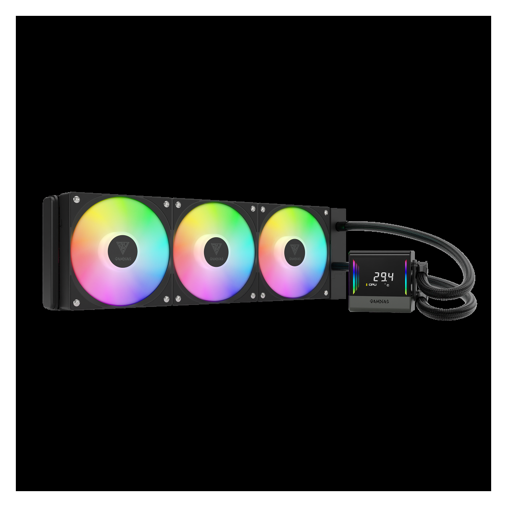 Gamdias Gamdıas Chıone E4-360 360mm Argb 3 Fanlı Dijital Ekran CPU Sıvı Soğutma(1923)
