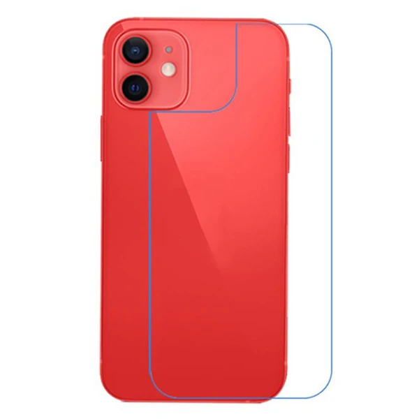 Ally İPhone 12 Mini 5.4 İnch Tempered Arka Kırılmaz Cam Koruyucu - Şeffaf 2