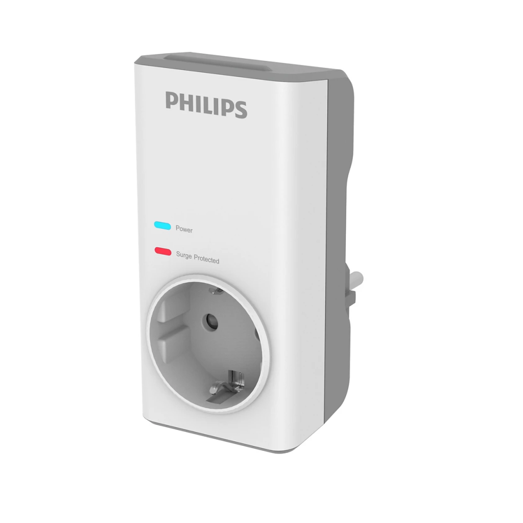Philips Phılıps CHP7010W/10 Tekli Akım Korumalı Priz 1140 Joules (Beyaz)(1923)