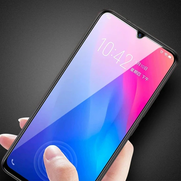 Xiaomi Redmi Note 9 Pro 9D Full Glue Tempered Cam Ekran Koruyucu - Siyah