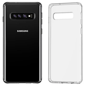 Baseus Galaxy S10 Simple Ultra İnce Kamera Korumalı Silikon Kılıf - Şeffaf 2