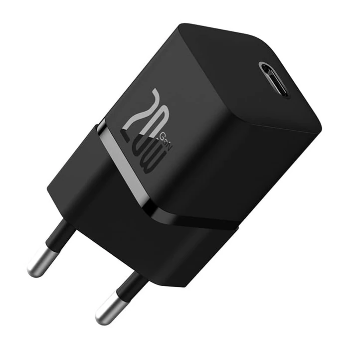 Baseus GaN5 Series 20W PD Ultra Hızlı Type-C Şarj Aleti Mini Adaptör - Beyaz