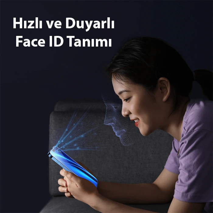 Baseus Schott iPhone 15 Pro Max Privacy Hayalet Full Koruma Tempered Cam Ekran Koruyucu - Şeffaf 2