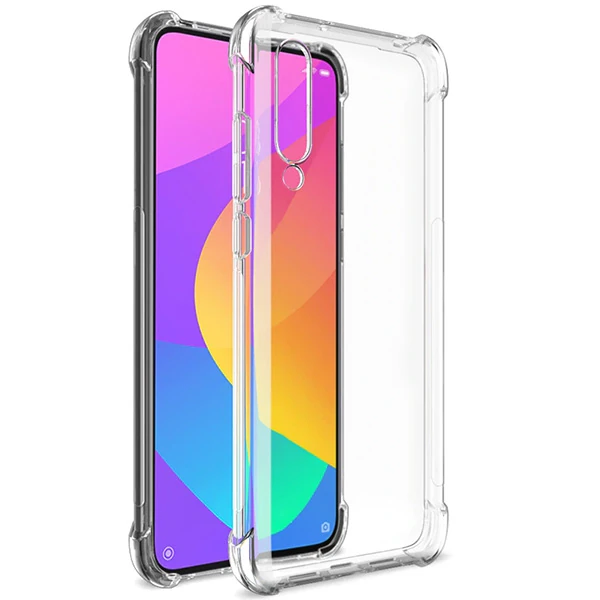 Xiaomi Mi CC9/Mİ 9 Lite Anti-Drop Darbe Emici Silikon Kılıf - Şeffaf 2