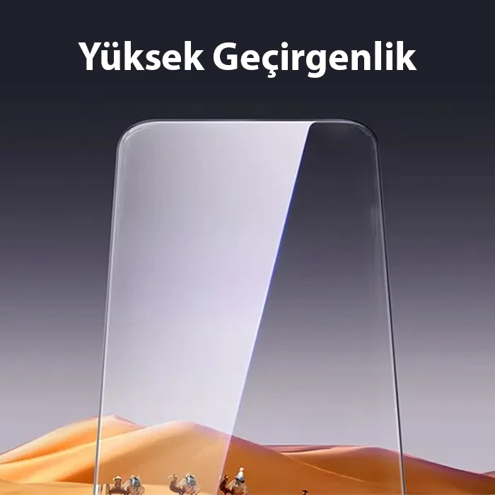 Baseus Schott iPhone 15 Plus HD Tempered Full Koruma Cam Ekran Koruyucu - Şeffaf 2