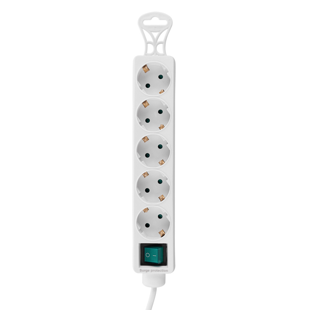 S-Link S-Lınk SPG-F05 5 Soket Akım Korumalı Priz 1.5Mt Kablo 306 Joule (Beyaz)(1923)