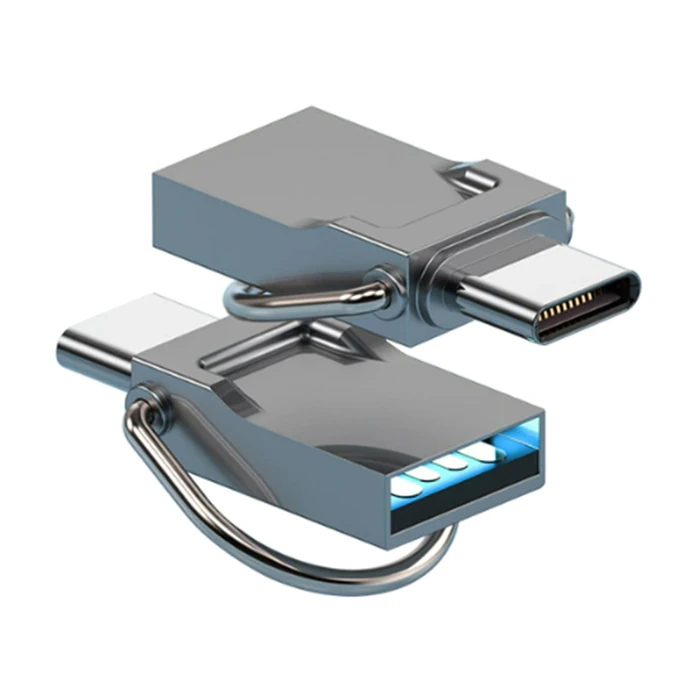 Ally 64GB Type-c Usb Otg Flash Bellek - USB 2.0 100MB/S Flash Disk - Gri