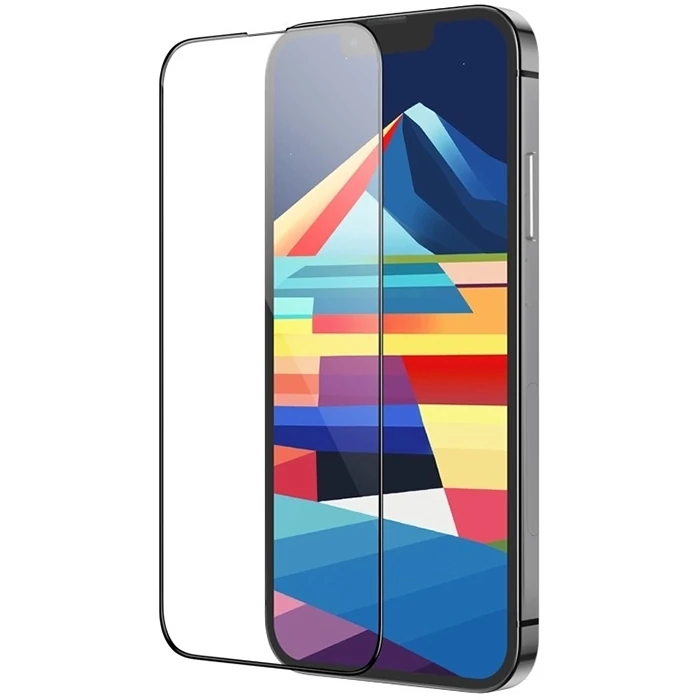 Hoco iPhone 15 Plus 5D Tempered Kırılmaz Cam Ekran Koruyucu 25 adet Set - Şeffaf 2