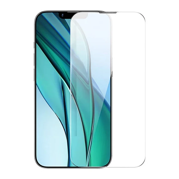 Baseus 0.3mm Crystal iPhone 14 Plus - 13 Pro Max Full Tempered Ekran Koruyucu - Şeffaf 2