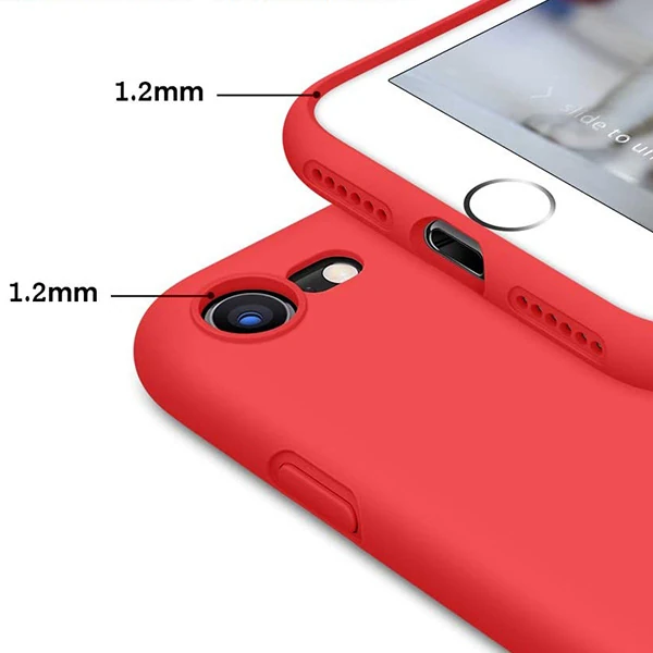 Ally İPhone SE2 İPhone 8-7 Lansman Kılıf İçi Kadife Soft Silikon Kılıf - Pembe