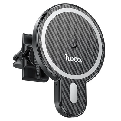 Hoco CA85 Araç Havalandırma Bölmesi 15W Kablosuz Hızlı Şarj Telefon Tutucu