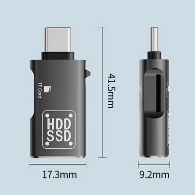 Ally Type-c to USB + TF Kart Çevirici Otg Adaptör