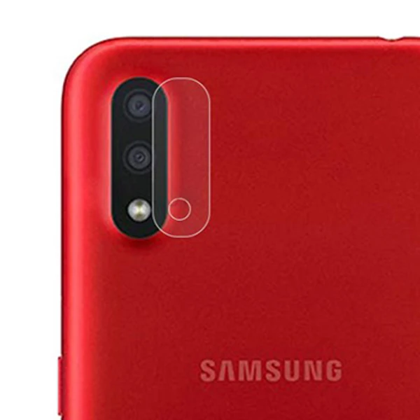 Ally Samsung Galaxy A01 Tempered Cam Kamera Koruyucu - Şeffaf 2