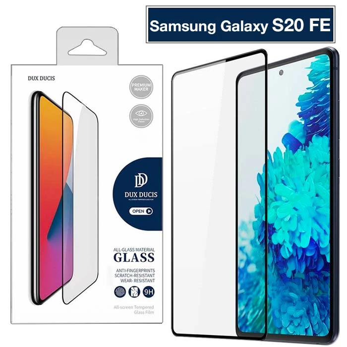 Dux Ducis Full Kaplama SM Galaxy S20 FE - Lite Cam Ekran Koruyucu - Siyah