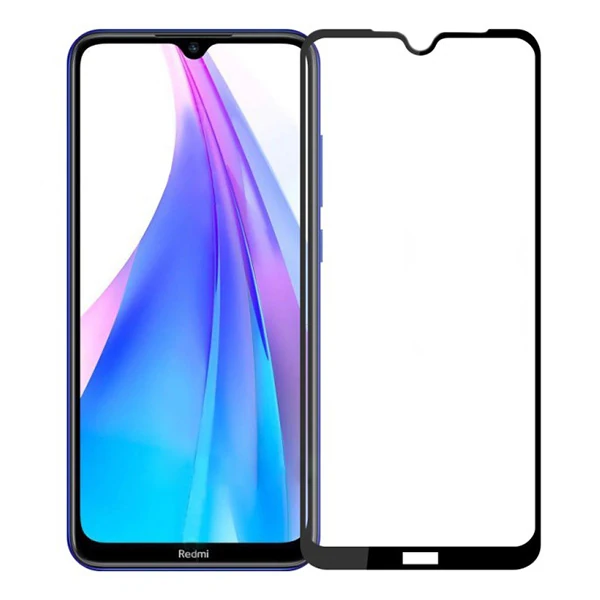 Xiaomi Redmi Note 8T 3D Full Kaplama Kırılmaz Cam Ekran Koruyucu - Siyah