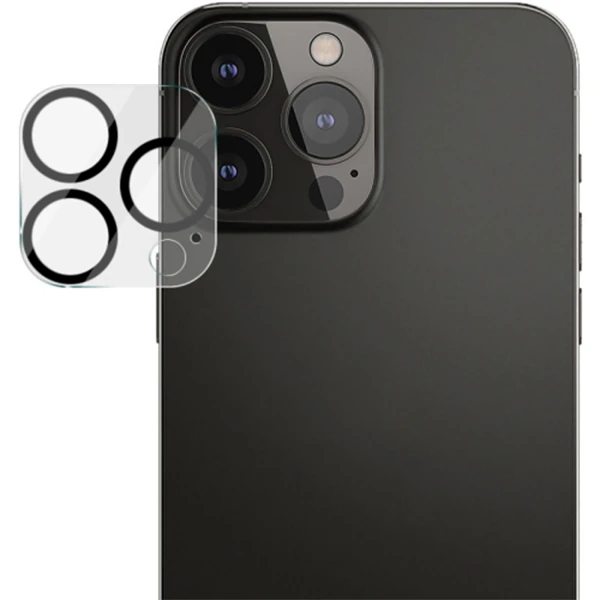 Ally İPhone 13 Pro-13 Pro Max 3D Full Tempered Glass Cam Kamera Koruyucu - Şeffaf 2