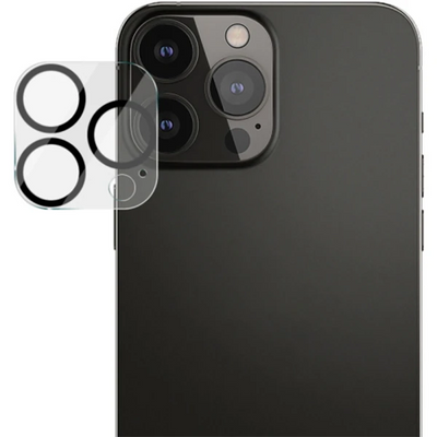 Ally İPhone 13 Pro-13 Pro Max 3D Full Tempered Glass Cam Kamera Koruyucu