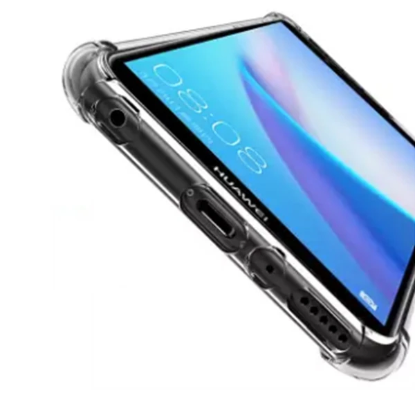 Huawei Y9 2018 Anti-Drop Darbe Emici Silikon Kılıf - Şeffaf 2