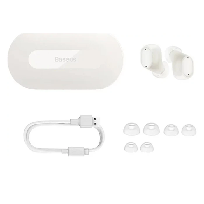 Baseus Bowie EZ10 Bluetooth 5.3 TWS Kablosuz Kulakiçi Kulaklık - Beyaz