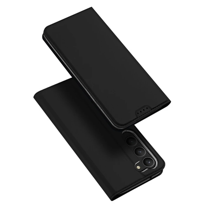 Dux Ducis SM Galaxy S23 Plus Kılıf Skin Pro Series Flip Cover Kapaklı Kılıf - Siyah