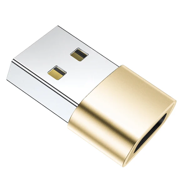 Ally USB to Type-C Dişi Çevirici Dönüştürücü Adaptör - Gold