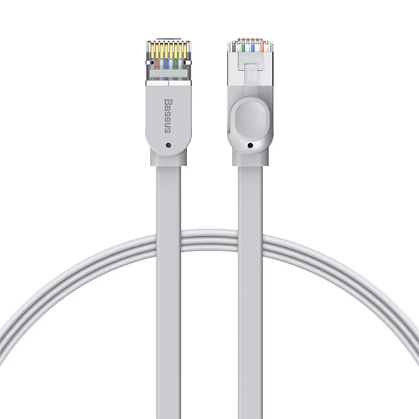 Baseus high Speed Six types of RJ45 Gigabit Ethernet kablosu (round cable)15metre - Gri