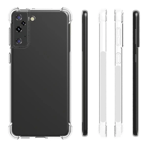 SM Galaxy S21 Plus S30 Plus Shockproof Darbe Emici Silikon Kılıf - Şeffaf 2