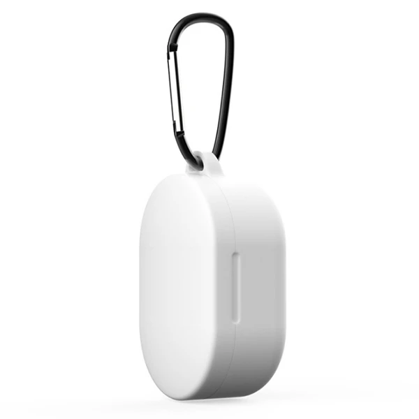 Ally Xiaomi Redmi Airdots Silikon Kılıf+Anahtarlık - Beyaz
