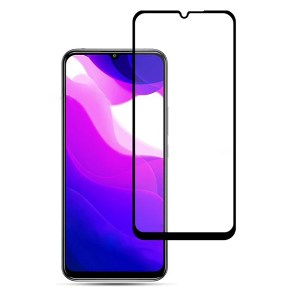 Xiaomi Mi 10 Lite 3D Full Tempered Cam Ekran Koruyucu - Siyah