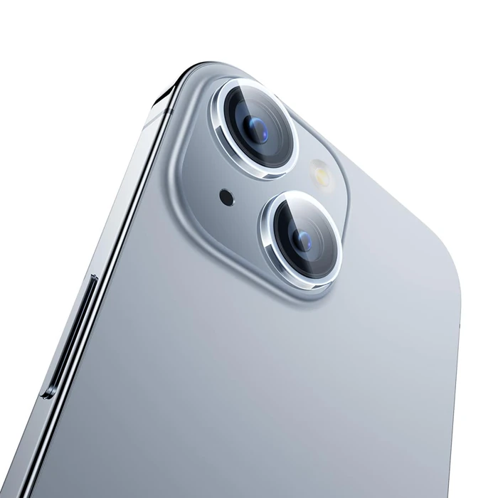 Baseus iPhone 15/15 Plus için Sapphire Serisi HD Cam Kamera Koruyucu - Şeffaf 2