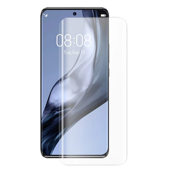 Baseus Xiaomi Mi 12 Pro - 13 pro Ultra Kavisli Full Hidrojel Koruyucu Film - Şeffaf 2