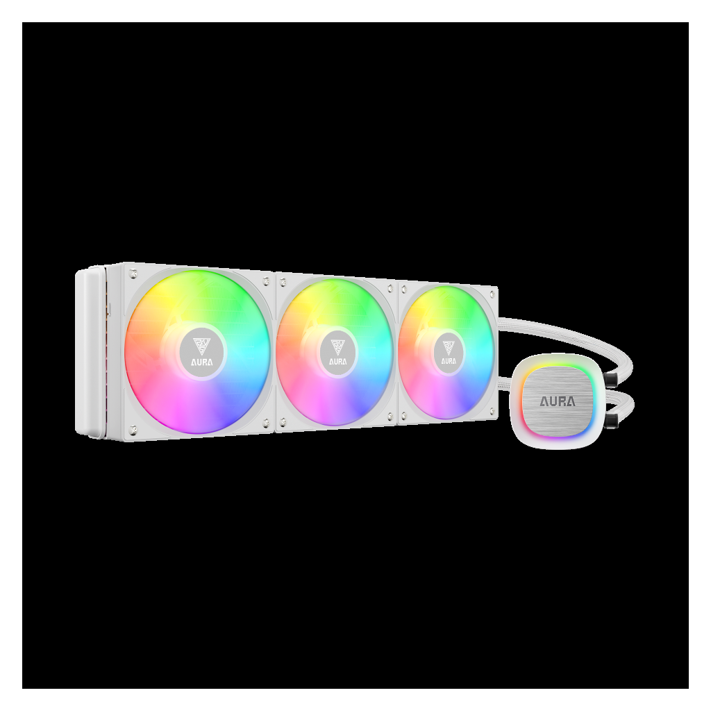 Gamdias Gamdıas Aura GL360 V2 WH White Edition 360mm RGB 3 Fanlı CPU Sıvı Soğutma(1923)