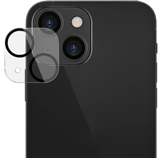 Ally İPhone 13-13 Mini 3D Full Tempered Glass Cam Kamera Koruyucu - Şeffaf 2
