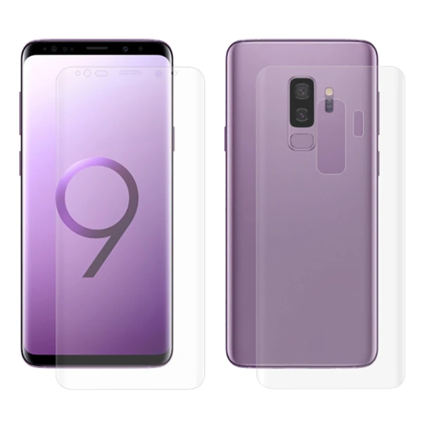 Gor Galaxy S9+plus 3d Ön Arka Darbe Emici Full Pet Koruyucu - Şeffaf 2