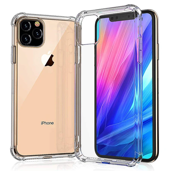 İPhone 11 Pro Max Anti-Drop Darbe Emici Silikon Kılıf - Şeffaf 2