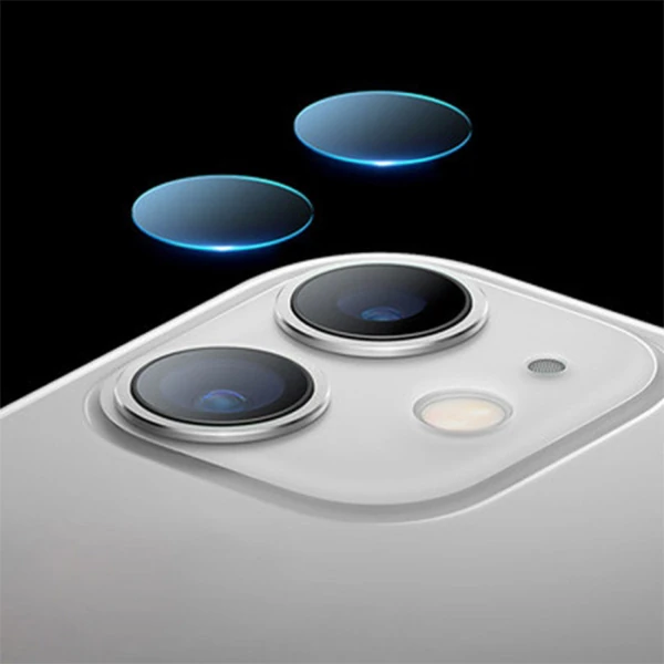 iPhone 11 Yüksek Çözünürlüklü Kamera Lens Koruma Camı - Şeffaf 2