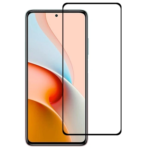 Xiaomi Redmi Note 9 Pro Full Glue Tempered Cam Ekran Koruyucu - Siyah