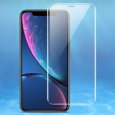 Ally İphone XrİPhone 11 Aynalı 3d Full Cam Ekran Koruyucu - Siyah