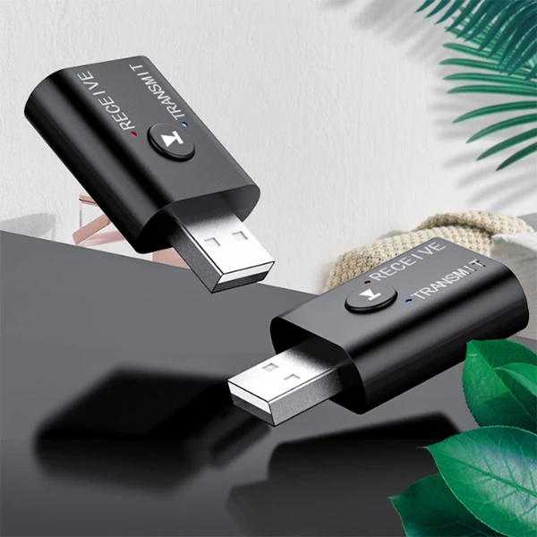 Ally 2in1 Bluetooth 5.0 Mini USB Adaptör+Fm Transmitter - Siyah