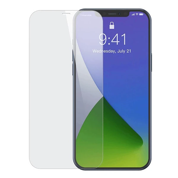 Baseus İPhone 12 Mini 5.4 0.3mm Ful Tempered Cam Ekran Koruyucu 2 Adet Set - Şeffaf 2