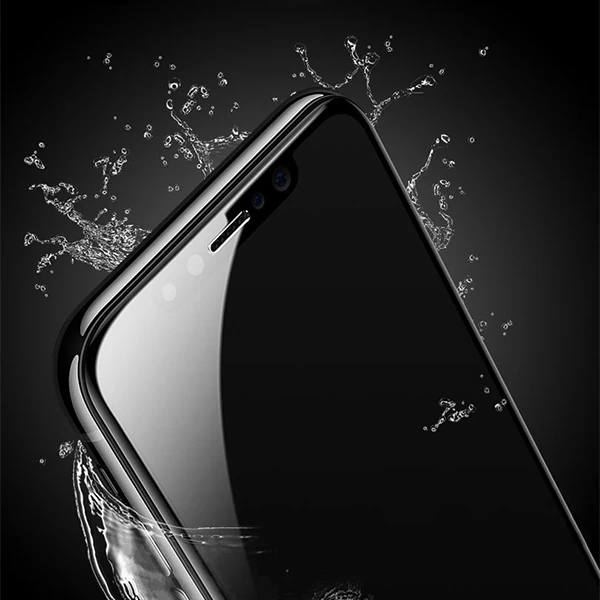 WK İPhone 12 Mini 5.4 Kingkong Curved Tempered Cam Ekran Koruyucu - Siyah