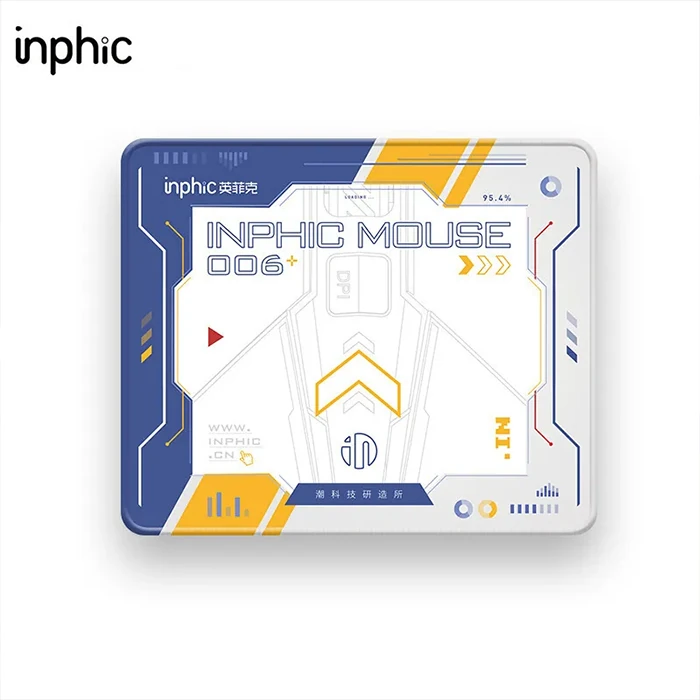 İNphic PD60 Bilim Kurgu Temalı Kaymaz Taban 25X30cm Mouse Pad - Beyaz