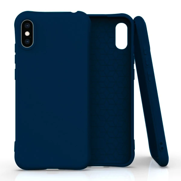 Ally iPhone XS Max 6.5 İnch Shockproof Tpu Soft Slim Silikon Kılıf - Kırmızı