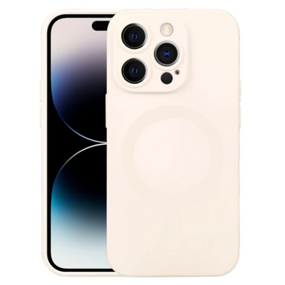 Ally iPhone 14 Pro 6.1inç Liquid Silica Magsafe Uyumlu Silikon Kılıf