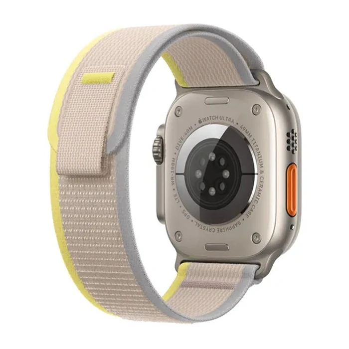 Ally Apple Watch 7-8 45mm 6-5-4 44mm Watch Ultra 49mm Field Loop Kayış Kordon 3-2-1 42mm - Açık Gri