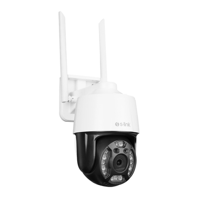 S-Link S-Lınk SL-PTZ02 Akıllı Güvenlik Kamerası WiFi 3Mpix 28mm Lens 25m. Gece Görüşü Hareket algılama İki Yönlü Ses Micro SD Kartlı Tuya Yazılım(1...