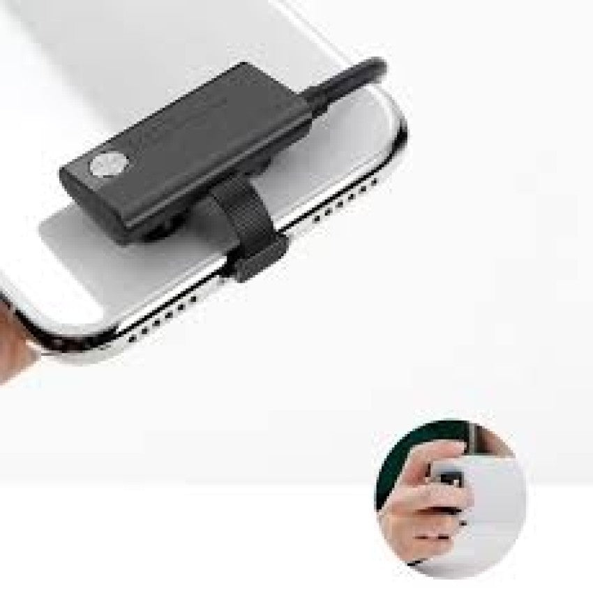 Baseus Suction Cup İphone İçin Oyuncu Usb Kablosu 1 Metre - Siyah