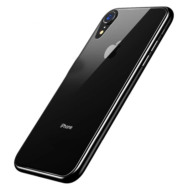Baseus İPhone XR 6.1 0.3mm Arka Full Kırılmaz Cam Ekran Koruyucu - Şeffaf 2